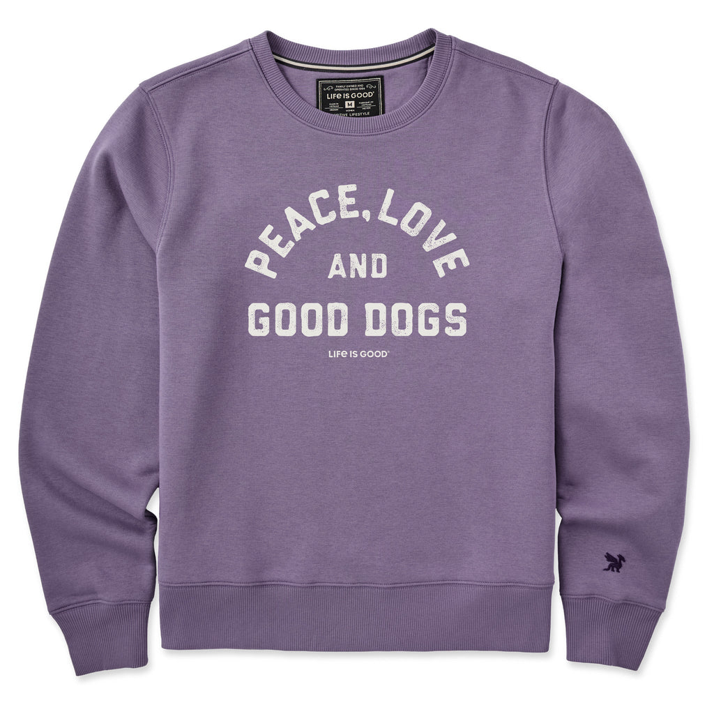 Women's Peace Love and Good Dogs Vibes Crew product image 3