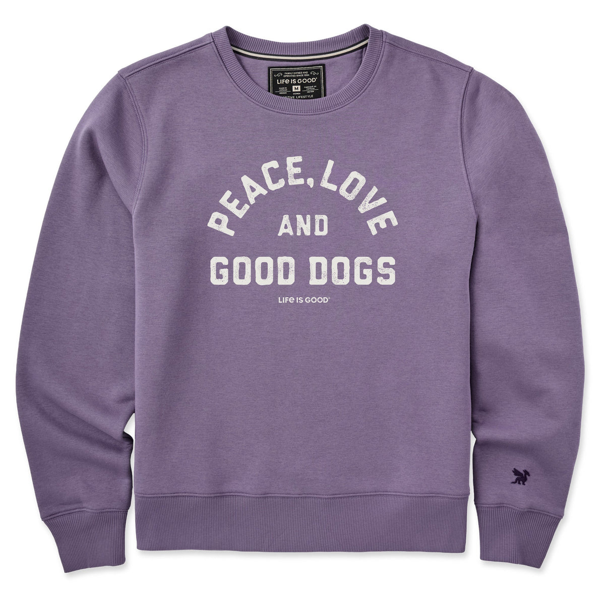 Women's Peace Love and Good Dogs Vibes Crew product image 3