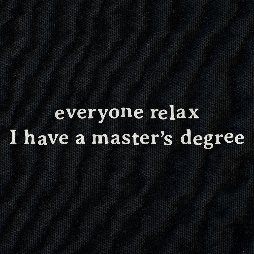 Women's I Have a Master's Degree Good Vibes Hoodie product image 2