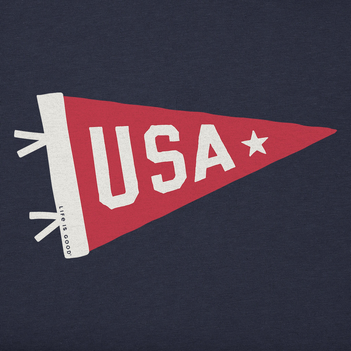 Women's USA Pennant Good Vibes Hoodie product image 2