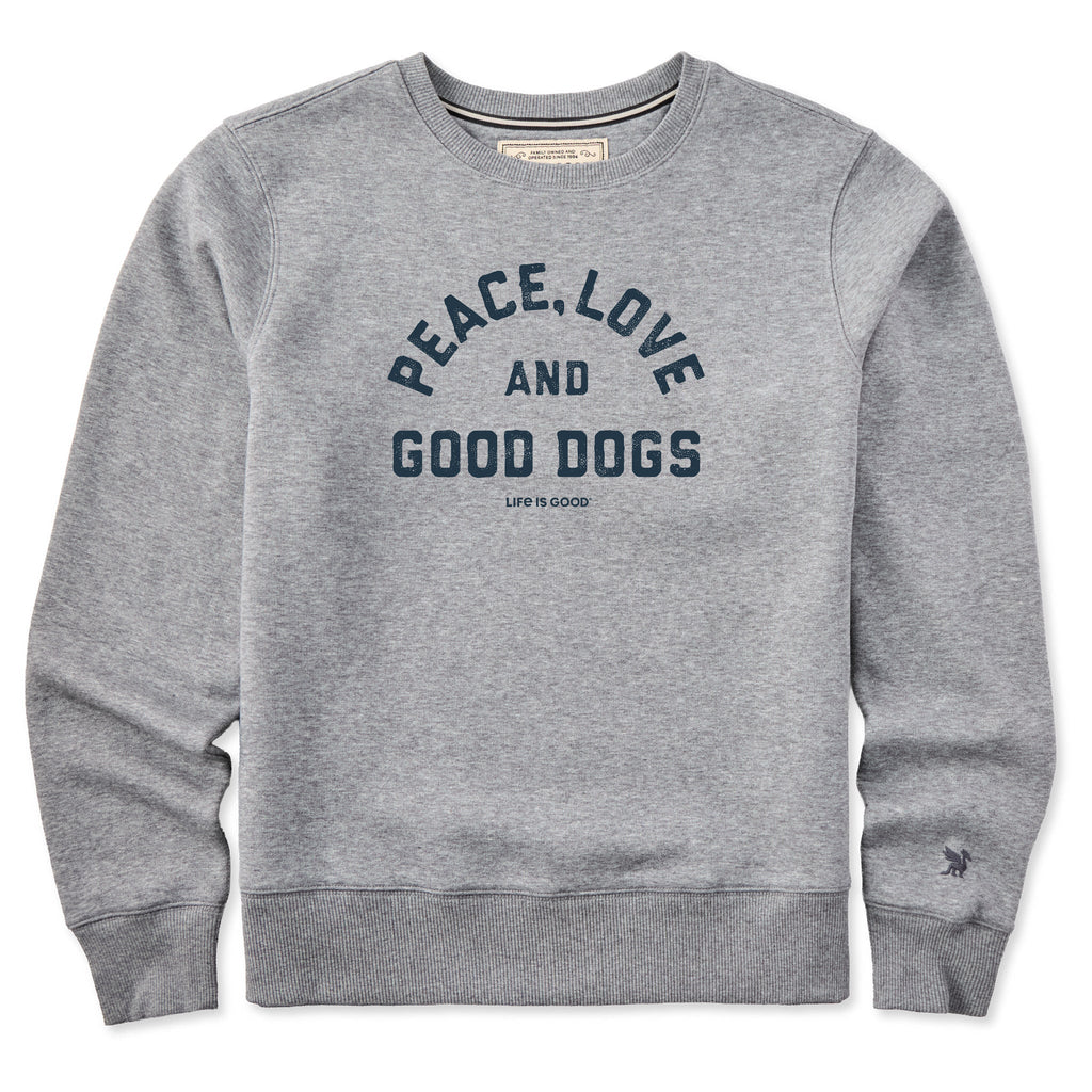 Women's Peace Love and Good Dogs Vibes Crew product image 1