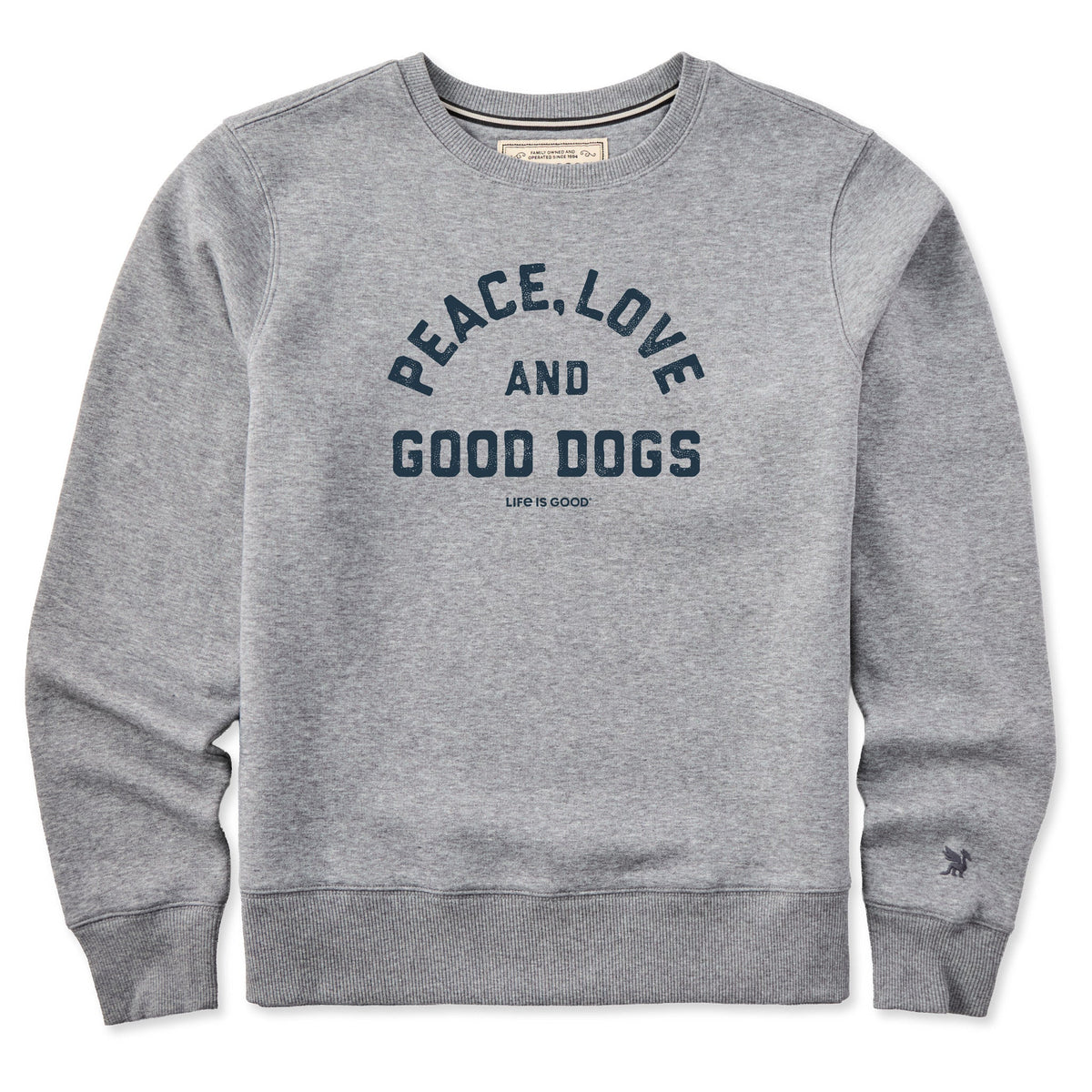 Women's Peace Love and Good Dogs Vibes Crew product image 1