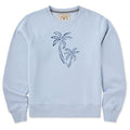 Women's Two Simple Palms Good Vibes Crew