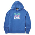 Women's Peace Love Cats Good Vibes Hoodie product image 1