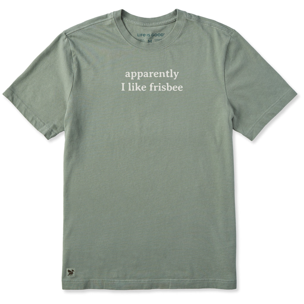 Men's Apparently I Like Frisbee Short Sleeve Crusher Tee product image 1