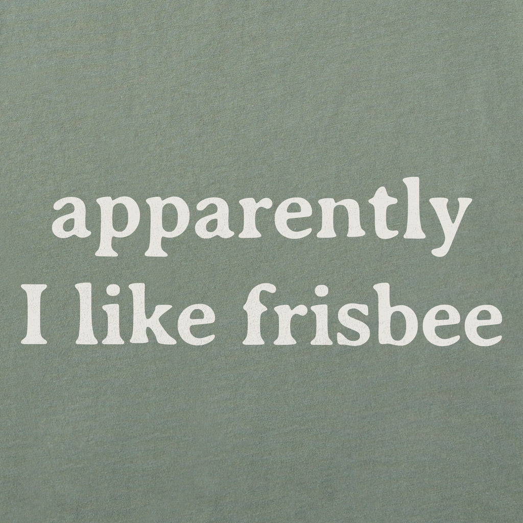 Men's Apparently I Like Frisbee Short Sleeve Crusher Tee product image 2