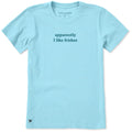 Women's Apparently I Like Frisbee Short Sleeve Crusher Tee product image 1
