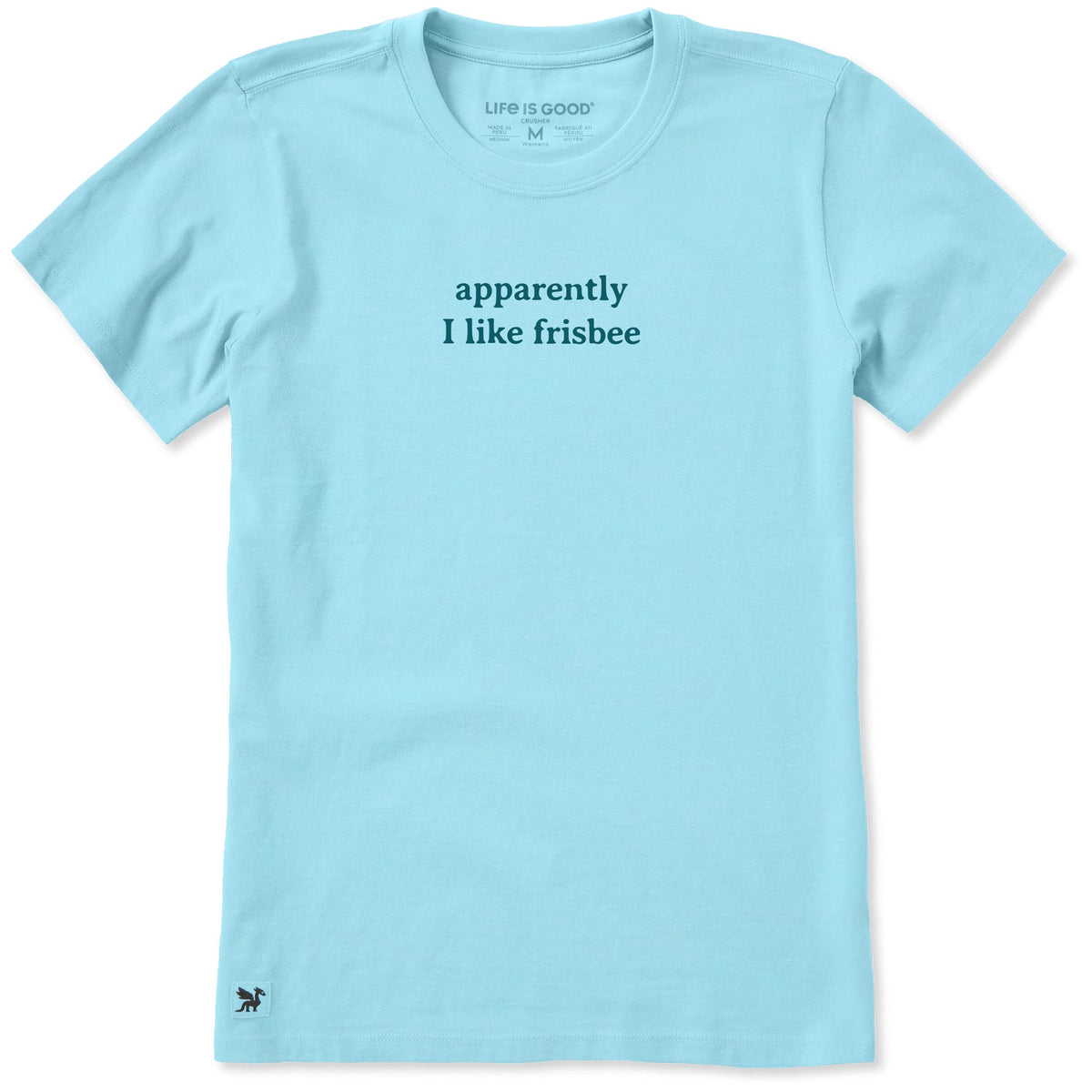 Women's Apparently I Like Frisbee Short Sleeve Crusher Tee product image 1