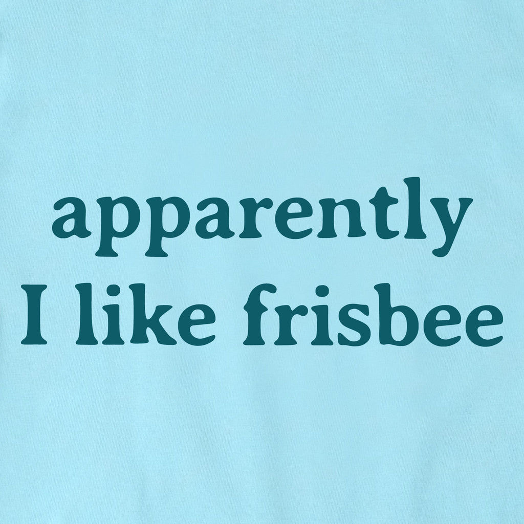 Women's Apparently I Like Frisbee Short Sleeve Crusher Tee product image 2