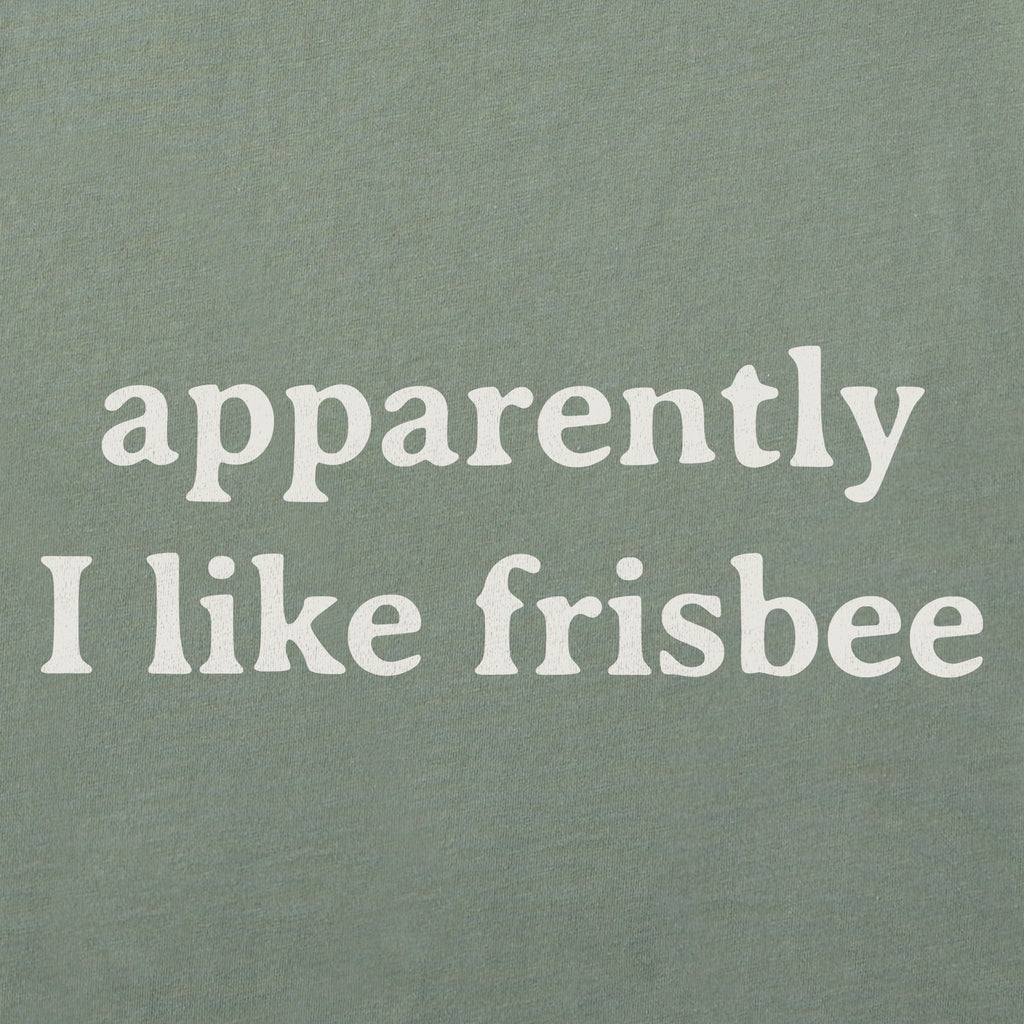 Kids Apparently I Like Frisbee Short Sleeve Crusher Tee product image 2