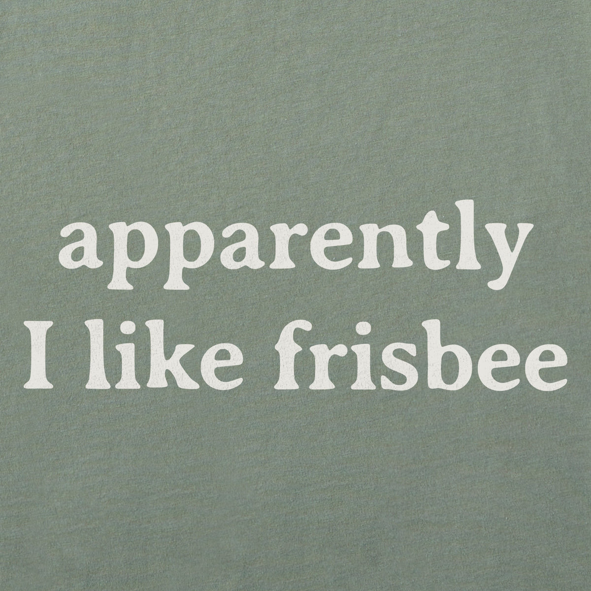 Kids Apparently I Like Frisbee Short Sleeve Crusher Tee product image 2