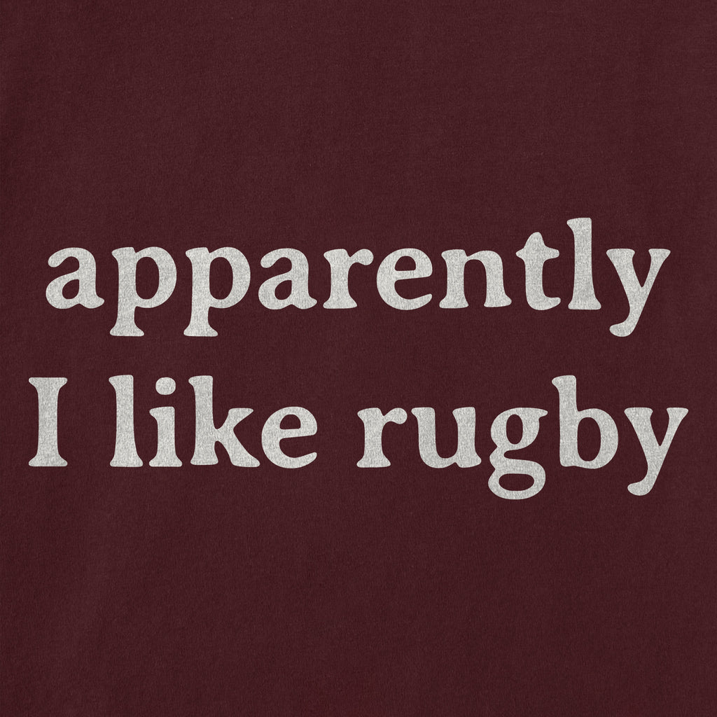 Women's Apparently I Like Rugby Short Sleeve Crusher Boxy product image 2