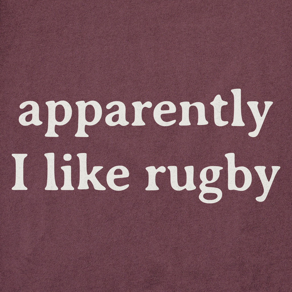 Men's Apparently I Like Rugby Short Sleeve Crusher Tee product image 2