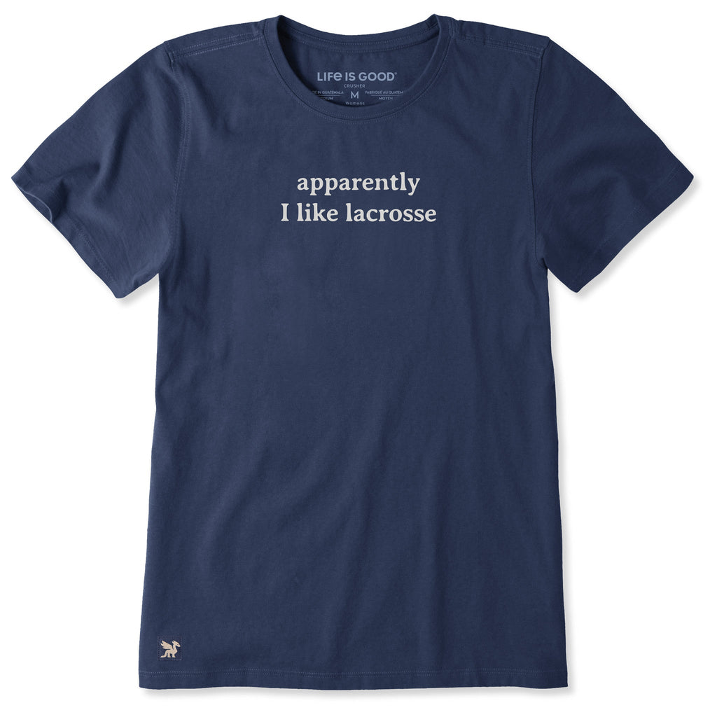 Women's Apparently I Like Lacrosse Short Sleeve Tee product image 1