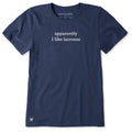 Women's Apparently I Like Lacrosse Short Sleeve Tee product image 1