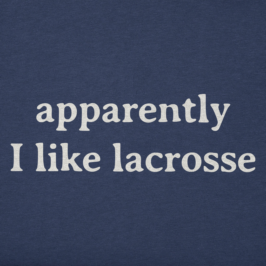 Women's Apparently I Like Lacrosse Short Sleeve Tee product image 2