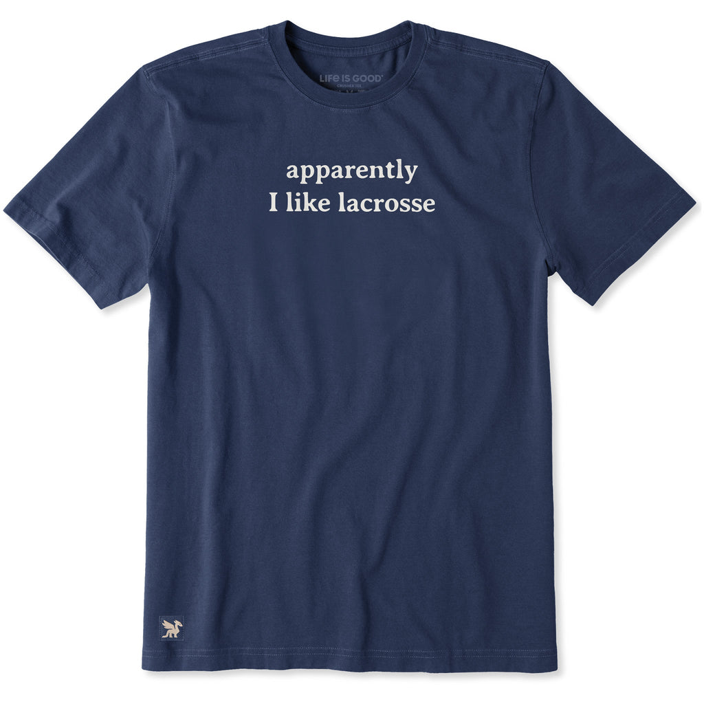 Men's Apparently I Like Lacrosse Short Sleeve Tee product image 3