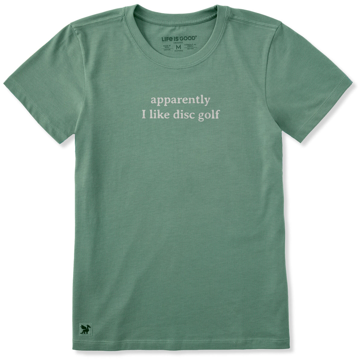 Women's Apparently I Like Disc Golf Short Sleeve Crusher Tee product image 1