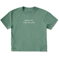Women's Apparently I Like Disc Golf Short Sleeve Crusher product image 1