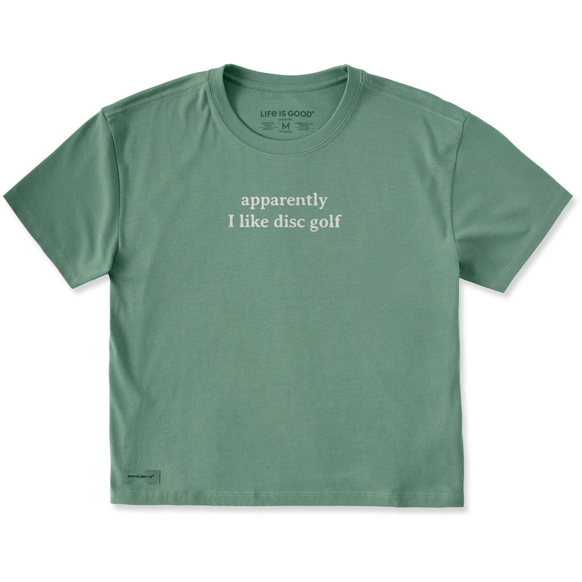 Women's Apparently I Like Disc Golf Short Sleeve Crusher product image 1