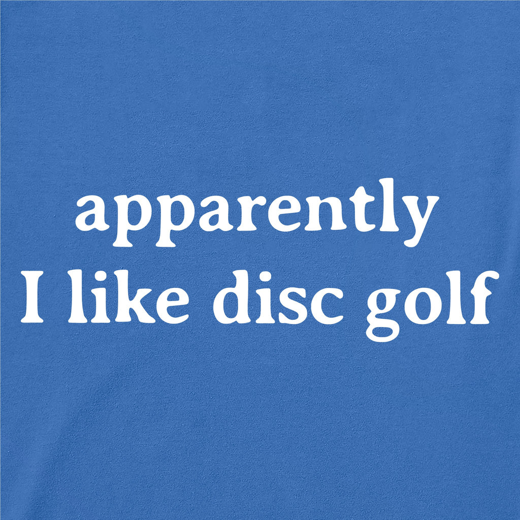 Kids Apparently I Like Disc Golf Short Sleeve Crusher Tee product image 2