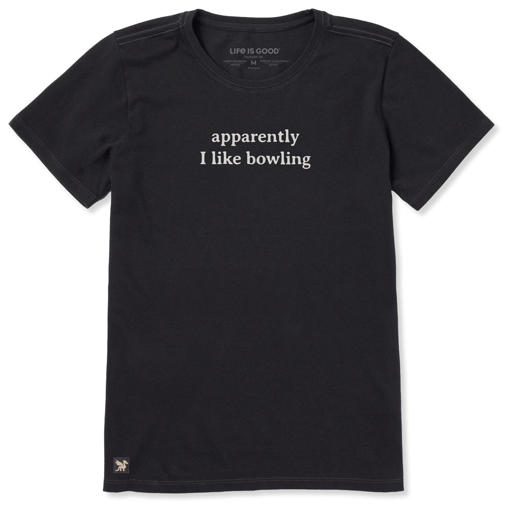 Women's Apparently I like Bowling Short Sleeve Tee product image 3