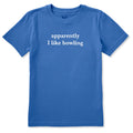 Kids Apparently I like Bowling Short Sleeve Crusher Tee product image 1