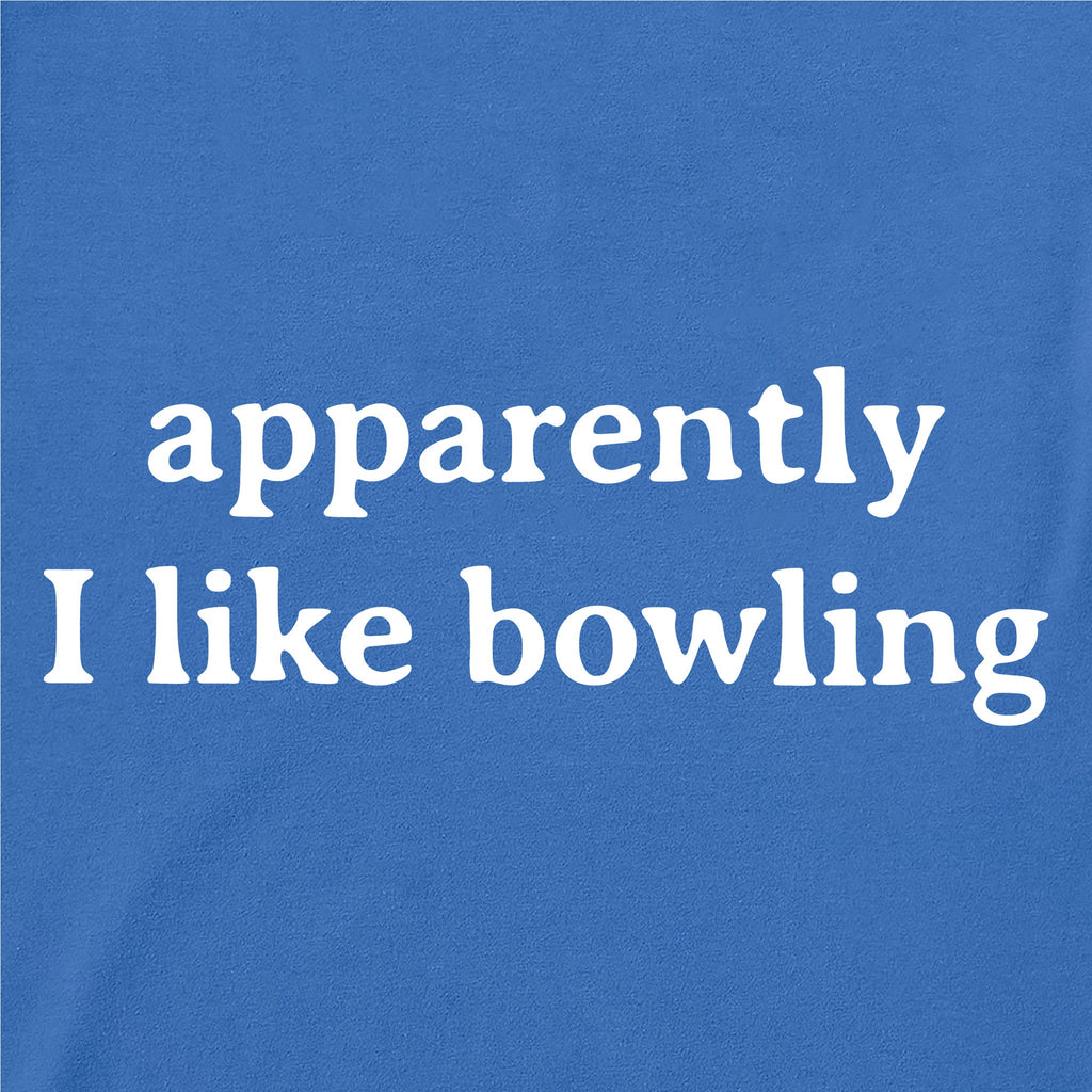 Kids Apparently I like Bowling Short Sleeve Crusher Tee product image 2