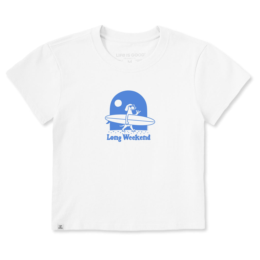 Women's Long Weekend Dachshund Crusher-LITE Shrunken Tee product image 1