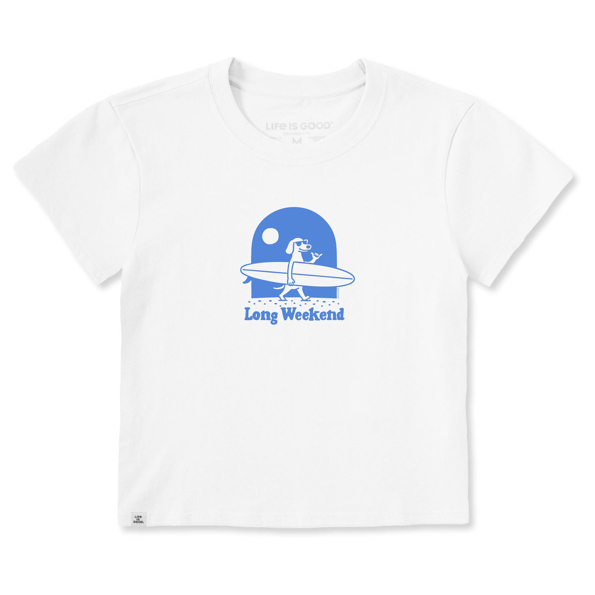 Women's Long Weekend Dachshund Crusher-LITE Shrunken Tee product image 1