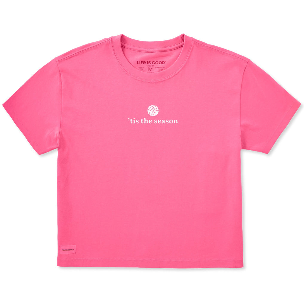 Women's Tis the Season Volleyball Short Sleeve Crusher Boxy product image 1