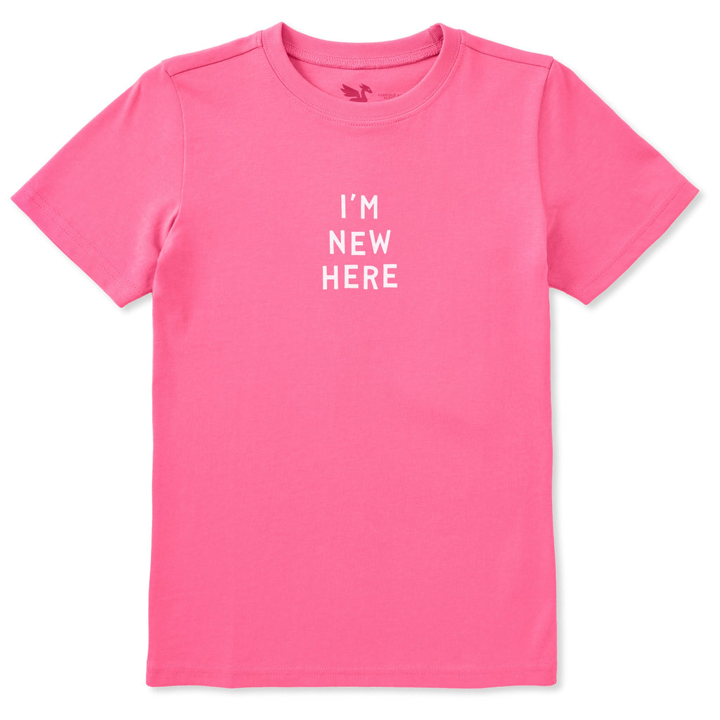Kids I'm New Here Short Sleeve Crusher Tee product image 1