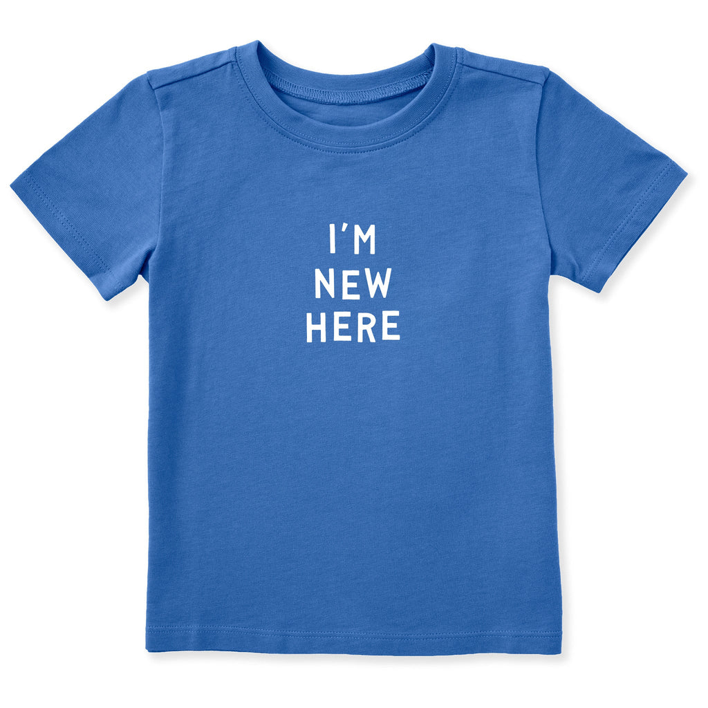 Toddler I'm New Here Short Sleeve Crusher Tee product image 1