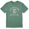 Men's May the Course Be With You Disc Golf Short Sleeve product image 1
