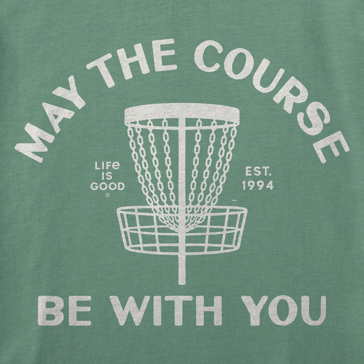 Men's May the Course Be With You Disc Golf Short Sleeve product image 2