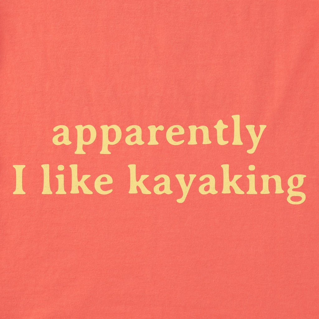 Women's Apparently I Like Kayaking Short Sleeve Crusher Tee product image 2