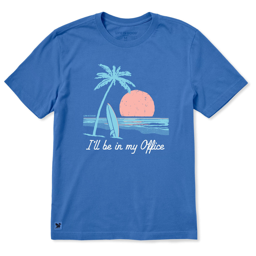 Men's I'll be in my Office Surfing Short Sleeve Crusher Tee product image 1