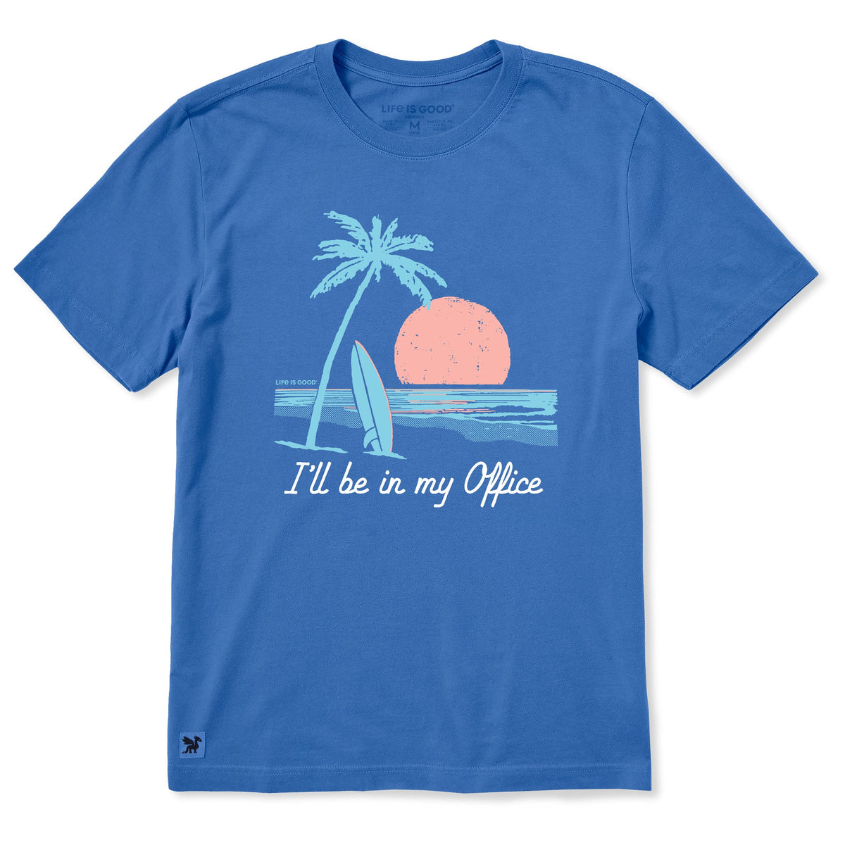 Men's I'll be in my Office Surfing Short Sleeve Crusher Tee product image 1