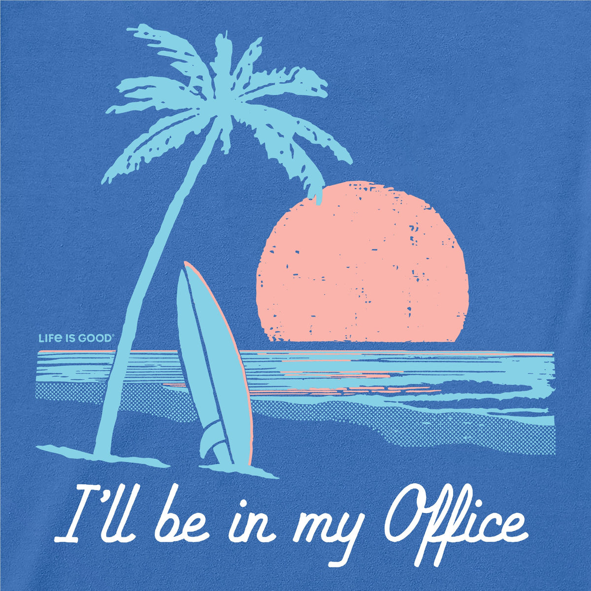 Men's I'll be in my Office Surfing Short Sleeve Crusher Tee product image 2