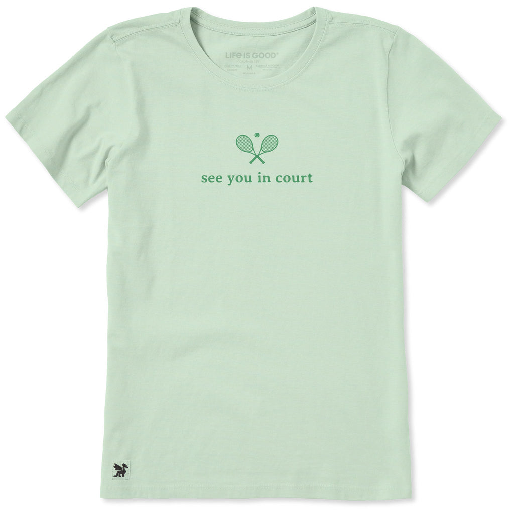 Women's See You in Court Tennis Short Sleeve Crusher Tee product image 1