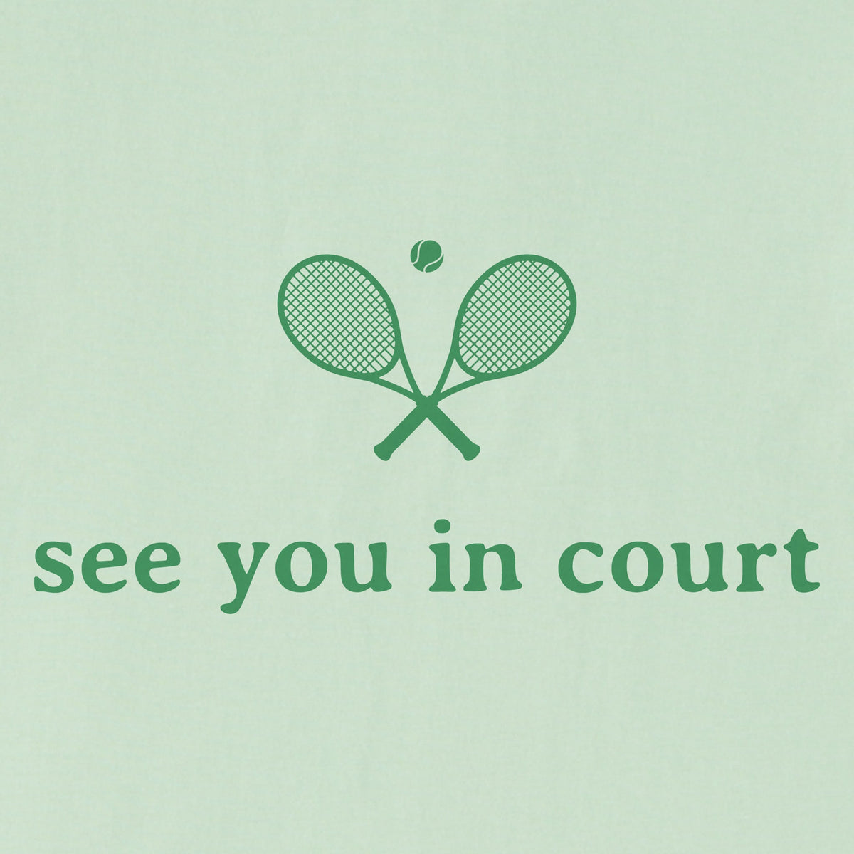 Women's See You in Court Tennis Short Sleeve Crusher Tee product image 2