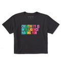 Women's Creativity Intelligence Short Sleeve Crusher Boxy product image 1