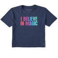 Women's I Believe in Magic Bold Short Sleeve Crusher Boxy product image 1