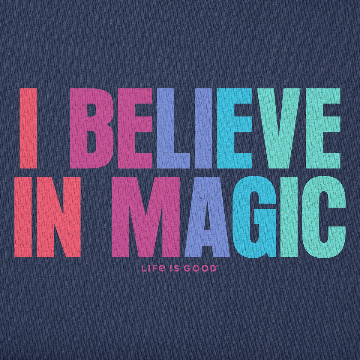 Women's I Believe in Magic Bold Short Sleeve Crusher Boxy product image 2