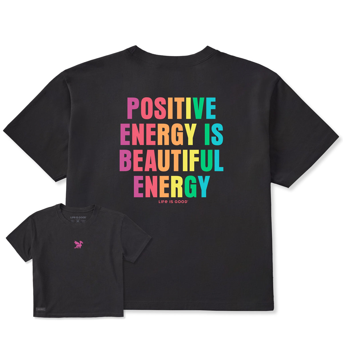 Women's Positive Beautiful Energy Short Sleeve Crusher Boxy product image 1