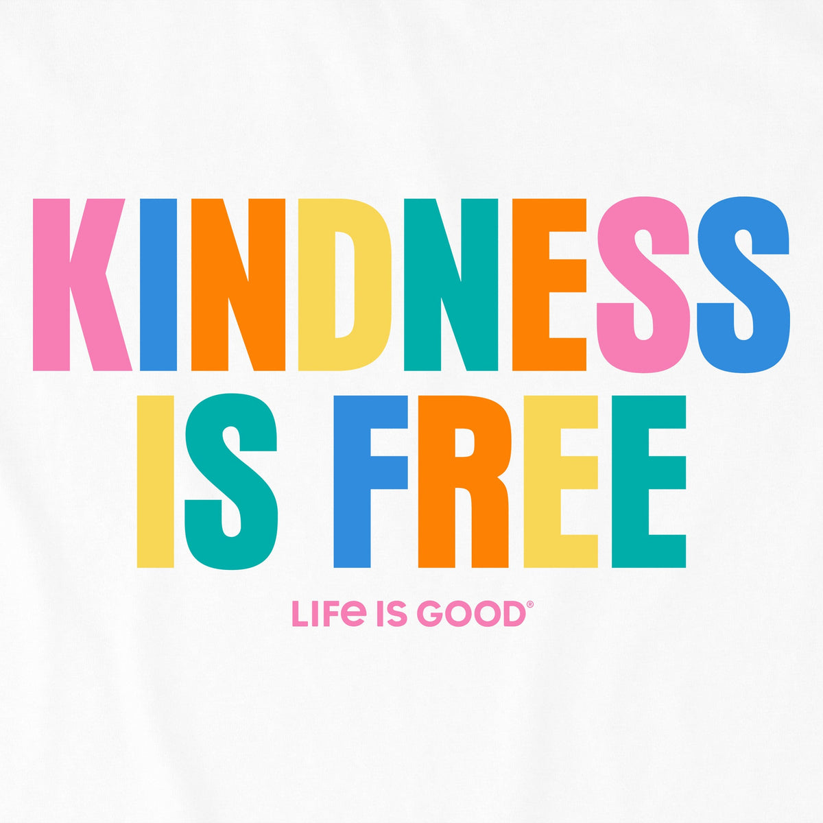 Women's Kindness is Free Bold Short Sleeve Crusher Boxy Tee product image 2