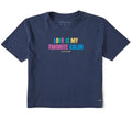 Women's Love is My Favorite Color Bold Short Sleeve Crusher product image 1