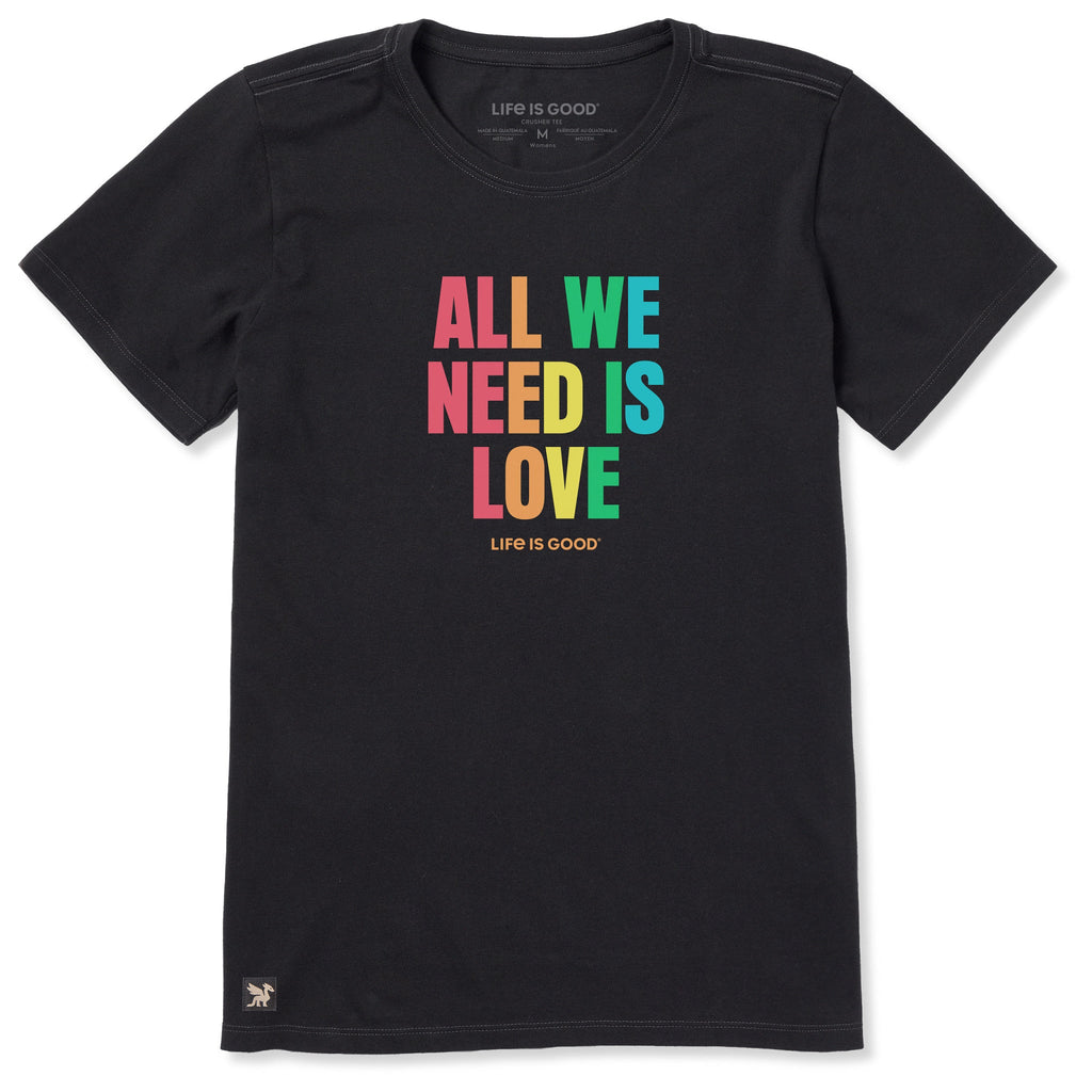 Women's All We Need is Love Bold Short Sleeve Tee product image 3