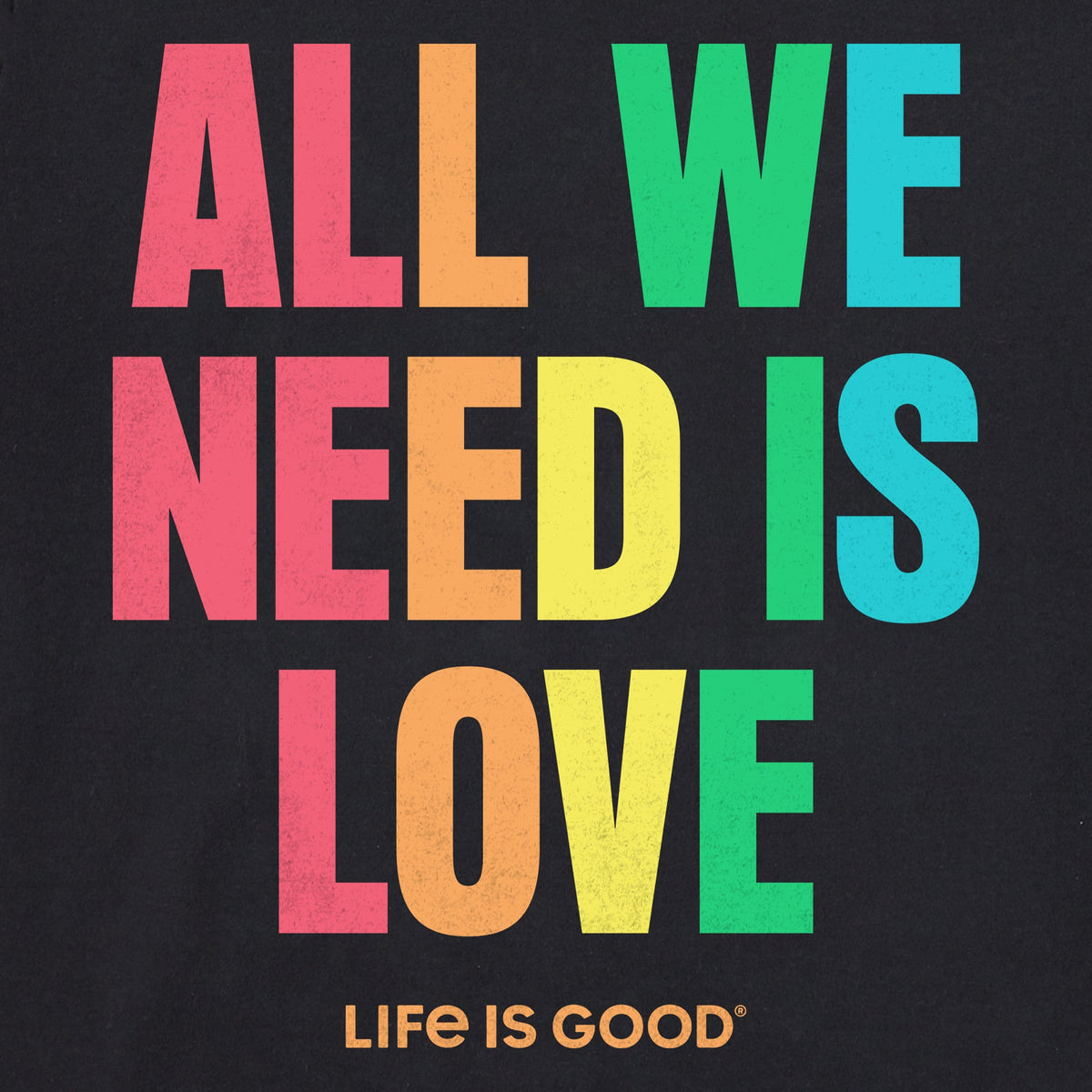 Women's All We Need is Love Bold Short Sleeve Tee product image 4