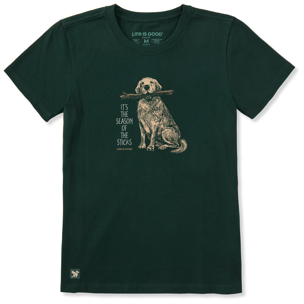 Women's It's the Season of Sticks Short Sleeve Crusher Tee product image 1